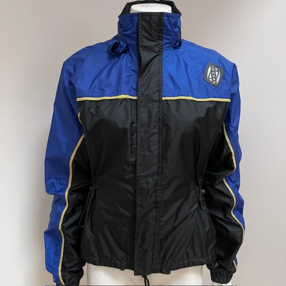 Vintage LEMOND Full Zip Jacket Hidden Hood Zip Pocket S